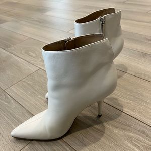 Marc fisher white booties